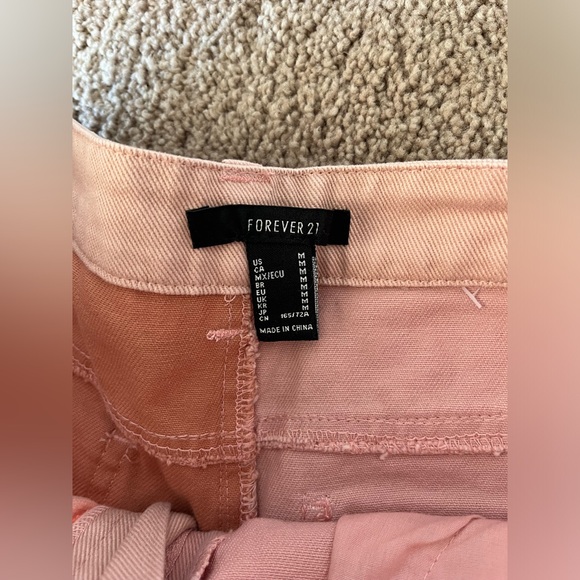 New Forever 21 Twill Colorblock Straight Leg Pants - Picture 5 of 8